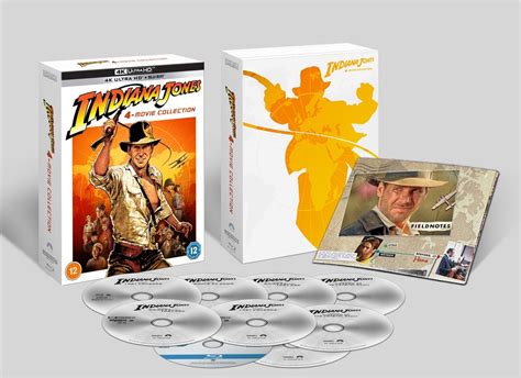 Indiana Jones: 4-movie Collection | 4K Ultra HD Blu-ray | Free shipping over £20 | HMV Store