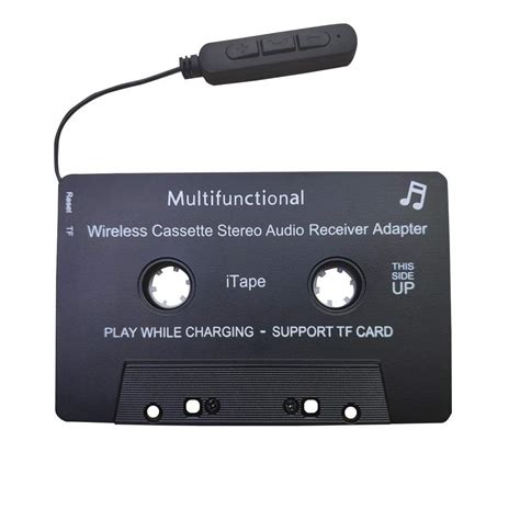 iTape Cassette Adapter Car Bluetooth Audio Receiver with TF Card Support 6903942398010 | eBay