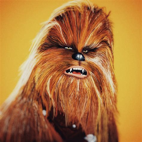 Illustration: Chewbacca on Behance