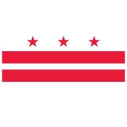 US DC District Of Columbia Flag Icon | Public Domain World Flags ...