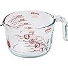 Amazon.com: Pyrex Prepware 1-Quart Measuring Cup, Clear with Red Measurements: Pyrex Measuring ...