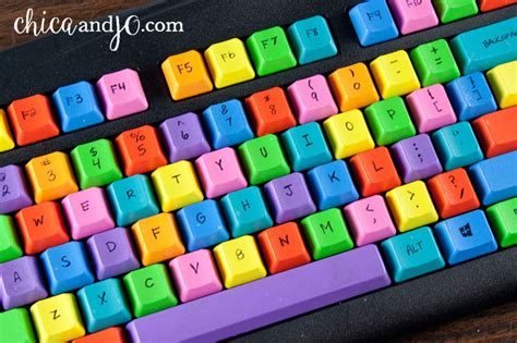 Colorful Computer Keyboards