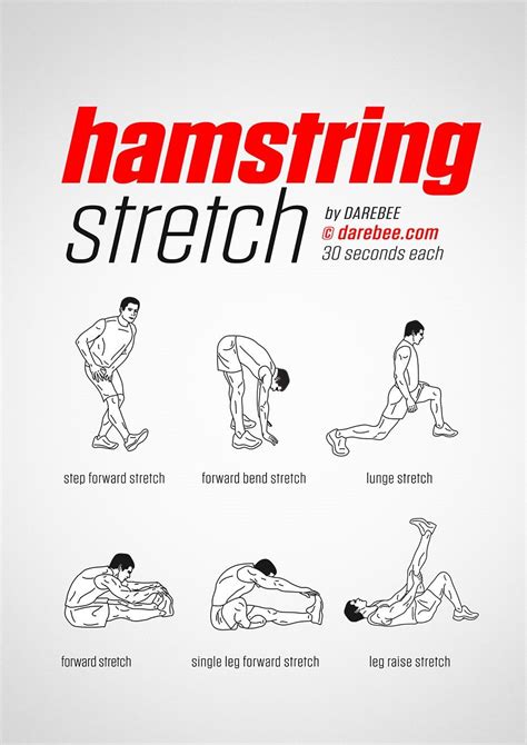 Hamstring Stretch workout. | Post workout stretches, Hamstring workout, Hamstring stretch