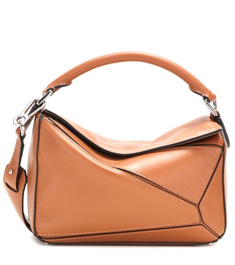 Lyst - Loewe Puzzle Small Leather Shoulder Bag in Brown