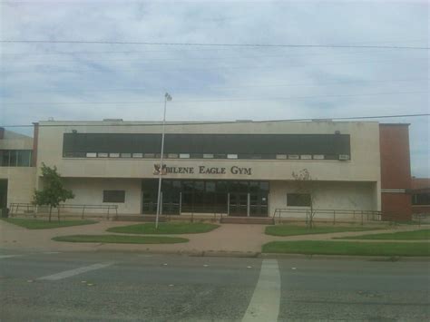 Abilene High School, the Eagle Gym, on Moclingbird Street Abilene Texas ...