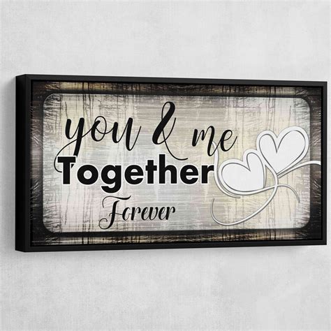 You And Me Together Forever - Amazing Canvas Prints