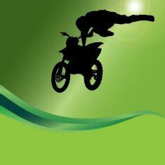 Vector silhouette of a motorcycle N15 free image download