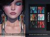 Second Life Marketplace - Zaara : Sarika feather earrings *FATPACK*