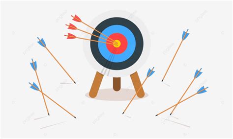 Bullseye Target Vector PNG Images, Archery Target Ring With Three ...