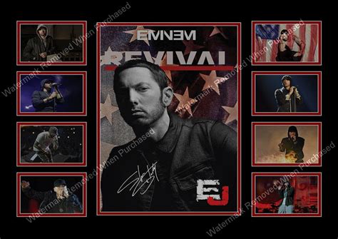 Eminem (2018) Limited Edition Signed Revival Tour A4 Photo Print Downloadable - EraPrint