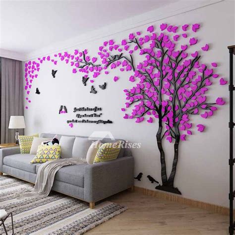 Wall Decals For Home Tree/Letter Acrylic Decorative Self Adhesive Best | Wall stickers home ...