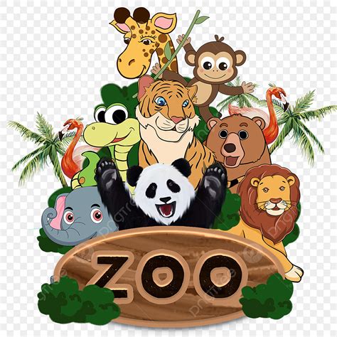 Haiwan Dalam Zoo Transparent Cartoon - legsploaty