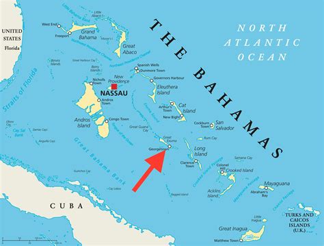 Great Exuma Island The Bahamas Fish Card Frankos Maps - vrogue.co