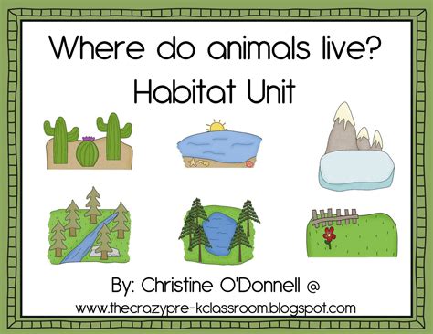 Printable Animal Habitats