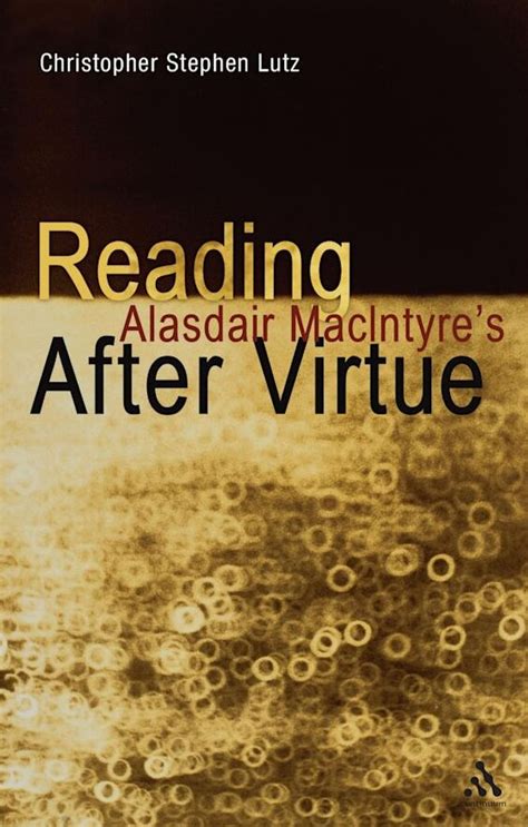 Reading Alasdair MacIntyre's After Virtue - Verbum