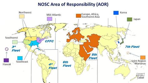 Modern U.S. Navy fleets area of responsibility. : MapPorn