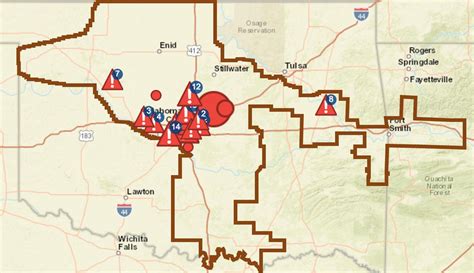 Oge Power Outage Map Oklahoma – Map VectorCampus Map