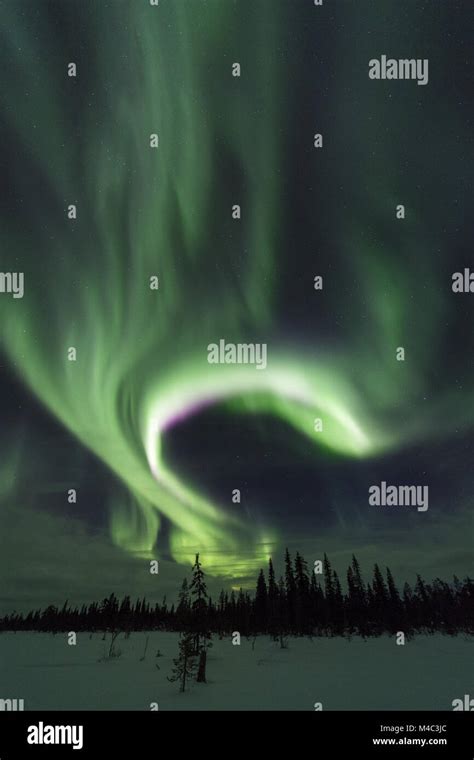 Northern lights, Lapland, Sweden Stock Photo - Alamy