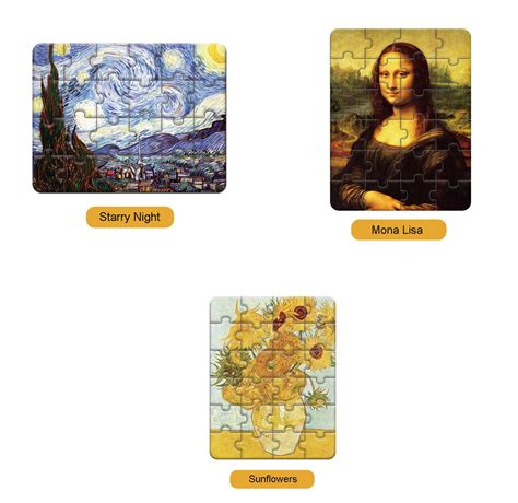 Classic Painting Artist Jigsaw Puzzles 24pc Info Sheet - Etsy