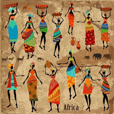 Shop African Tribal Art 2 (PRT_532) - Canvas Art Print - 28in X 28in ...