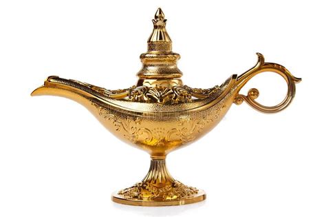 Magic Aladdin's Genie lamp isolated on white. Aladdin magic lamp isolated on whi , #ad, #Genie ...