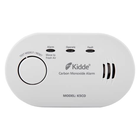 10 Year Life Carbon Monoxide Alarm - Kidde K5CO - From £12.50 inc VAT