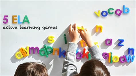 5 Active Learning Games That Teach Language Arts Skills