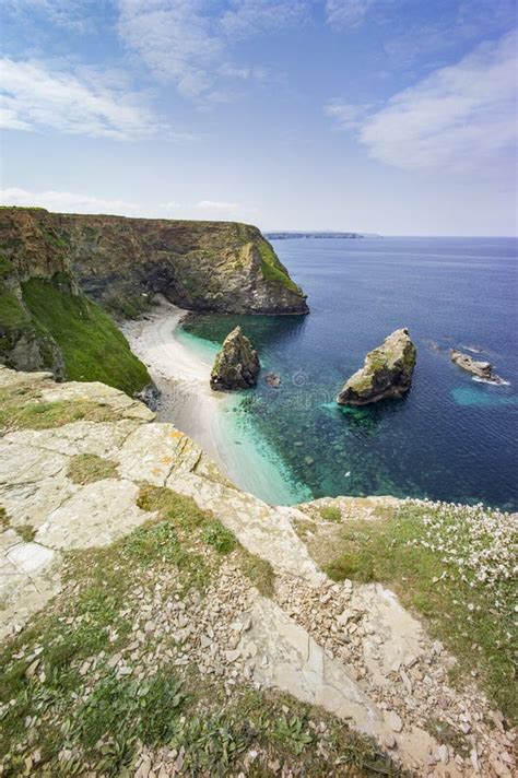 Cornwall Coastal Path, Old Mines. England, UK Stock Image - Image of hiking, path: 41528673