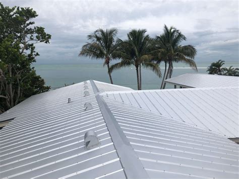 5 V Crimp Metal Roof Birds Eye View Zoller Roofing Siesta Key – Zoller Roofing