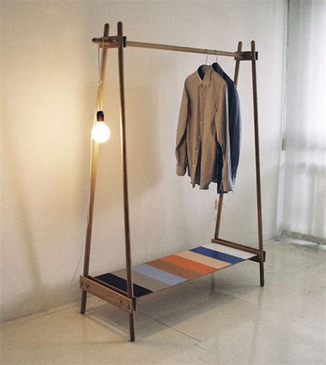 Wooden Clothes Rack