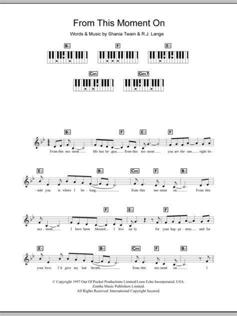 From This Moment On | Sheet Music Direct