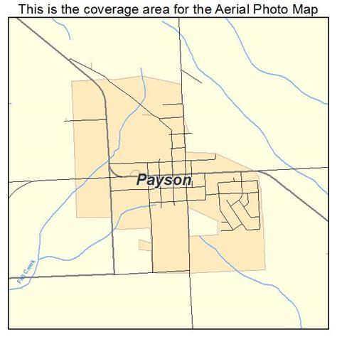 Aerial Photography Map of Payson, IL Illinois