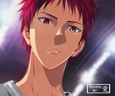 Download Seijūrō Akashi Anime Kuroko's Basketball HD Wallpaper by Kohaku-Art