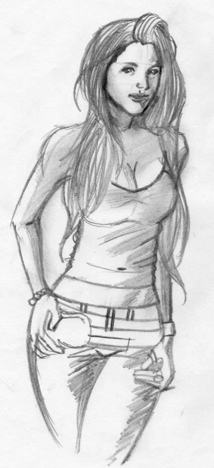 female figure by isaacvc on deviantART | Art, Female, Male sketch