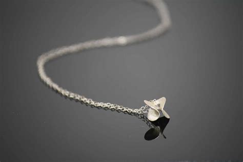 Sterling Silver Fortune Cookie Necklace | Melody Lai Jewelry Design