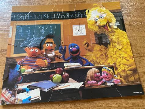 Vintage 1980s Sesame Street Puzzle - Etsy