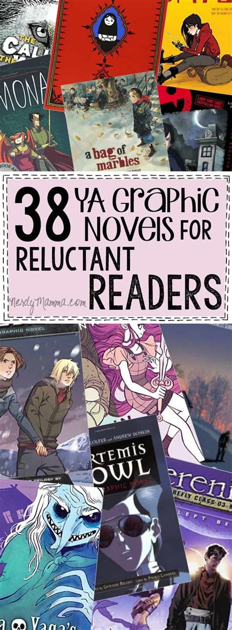 38 YA Graphic Novels for Reluctant Readers - Nerdy Mamma