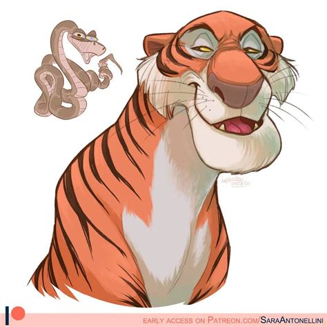 Shere Khan by Sa91 on DeviantArt | Disney style drawing, Disney fan art ...