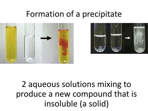 PPT - Formation of a precipitate PowerPoint Presentation - ID:2860260