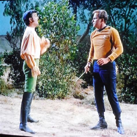 Trelane and Kirk face-off in "The Squire of Gothos." 1967 | Star trek series, Star trek tos ...