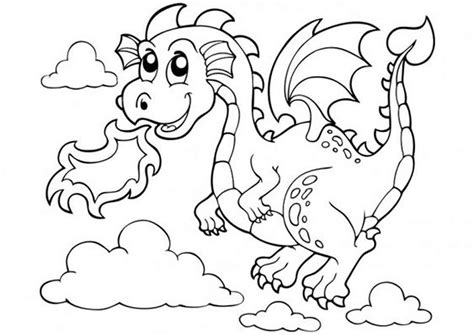 Free & Easy To Print Dragon Coloring Pages - Tulamama