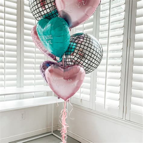 TSwift Inspired Valentine Balloon Bouquet | Galentine Party Fun — Sprinkles & Confetti | Party ...