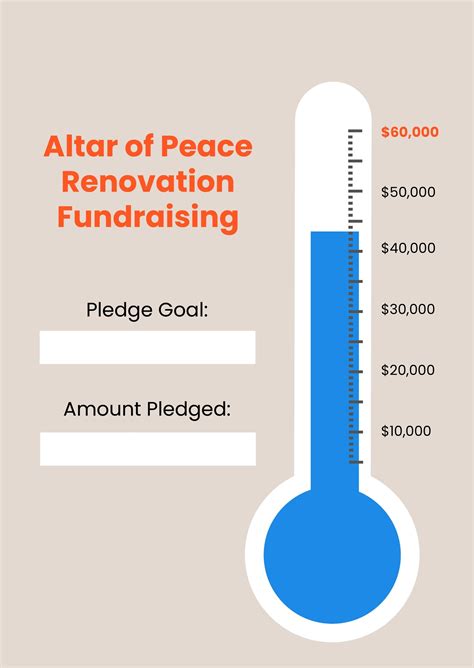 Fundraising Chart For Church in Illustrator, PDF - Download | Template.net