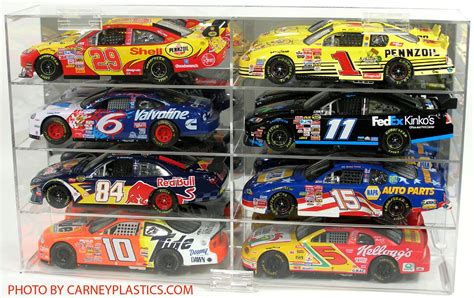 NASCAR Diecast Model Car Display Case 8 Car 1/24