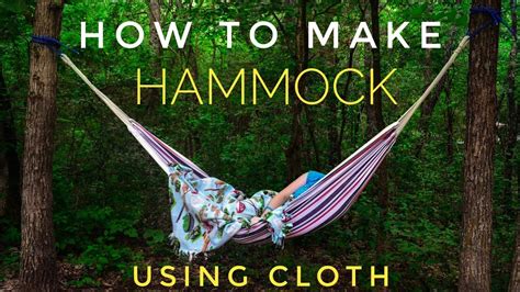 Make A Hammock of Curtain In Just 60 Second At Home Easily ( Cloth ...