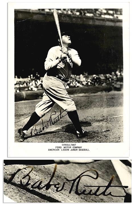 FREE APPRAISAL of your Babe Ruth Autograph by Nate D. Sanders