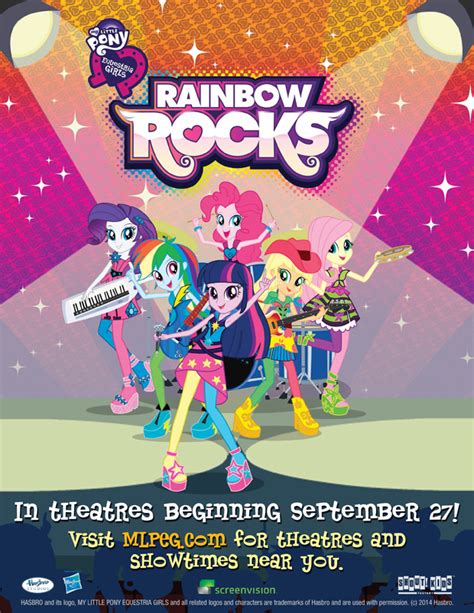 Check Out the MLP 'Rainbow Rocks' Poster, Teaser