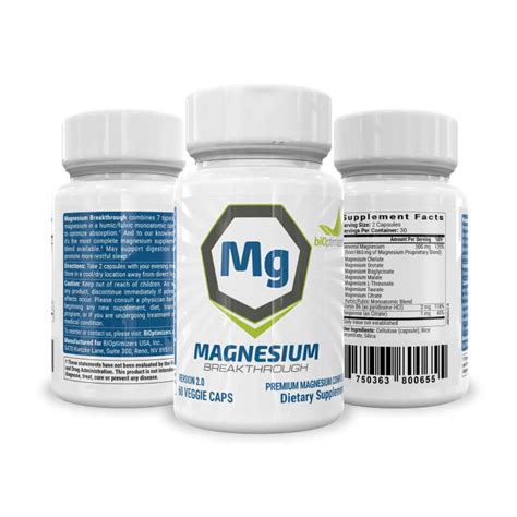 Magnesium Breakthrough – BiOptimizers