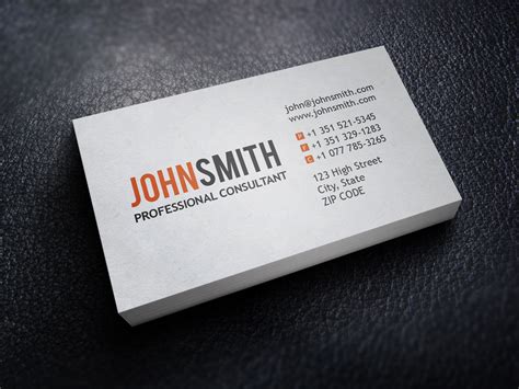 Professional Executive Business Card ~ Business Card Templates on ...