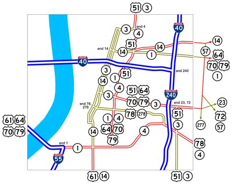 Downtown Memphis Map - Downtown Memphis TN USA • mappery